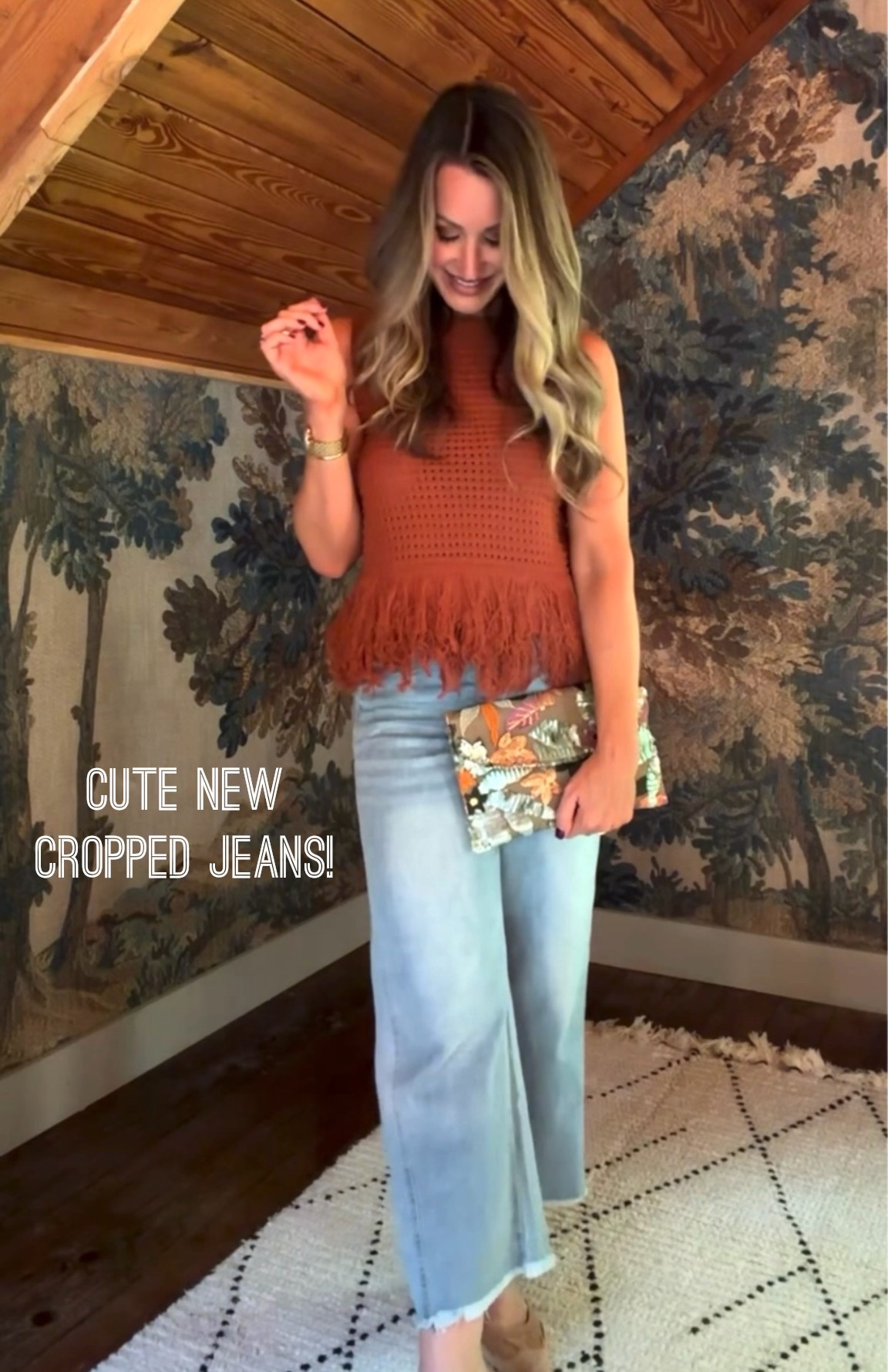 Cutest new cropped jeans 🩵

#LTKSeasonal #LTKOver40 #LTKSaleAlert