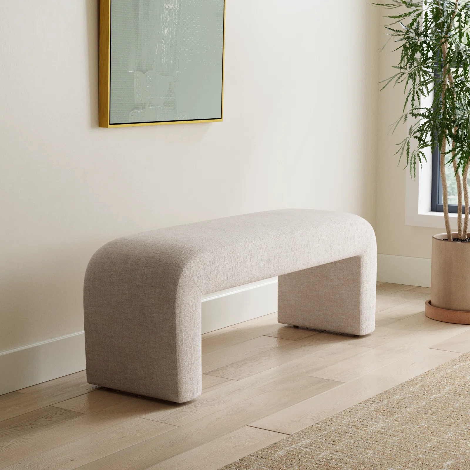 Diedrick Polyester Upholstered Bench | Wayfair North America
