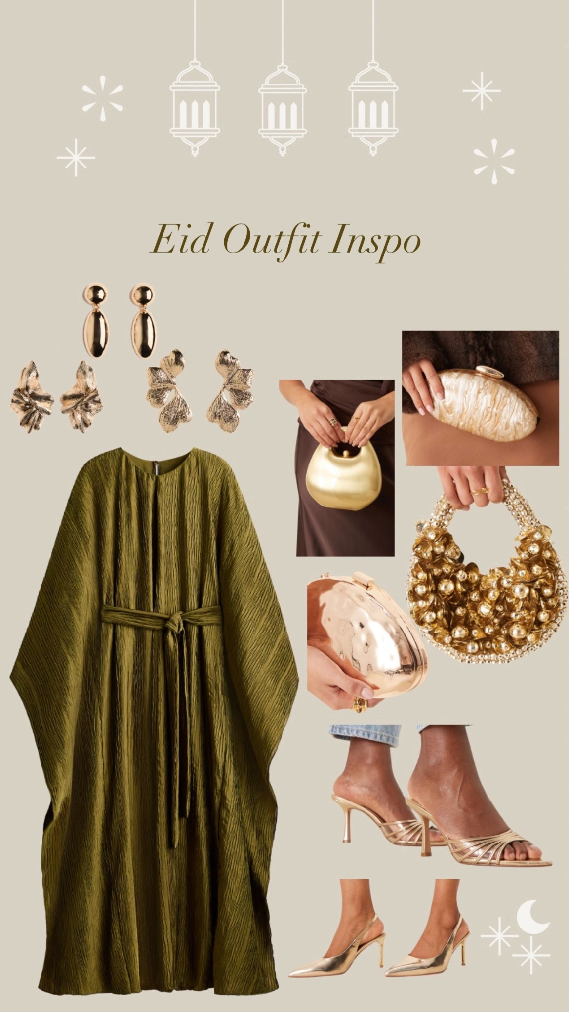 Eid outfit inspo 🌟

Modest dress, maxi dress, maxi kaftan, gold heels, gold earrings, gold bag, Eid outfit, Eid dress, modest dress

#LTKmodest #LTKdatenight #LTKstyletip