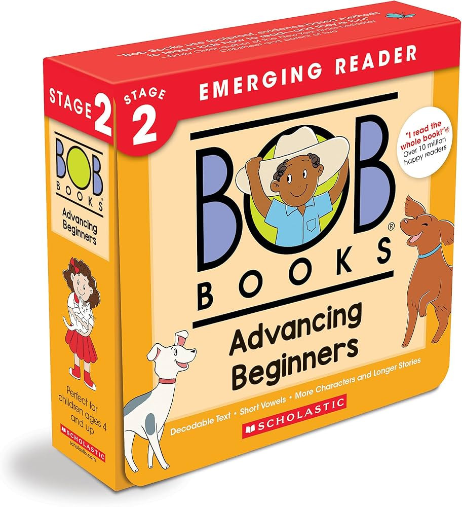 Bob Books - Advancing Beginners Box Set | Decodable Phonics Books, Ages 4 and up, Kindergarten (S... | Amazon (US)