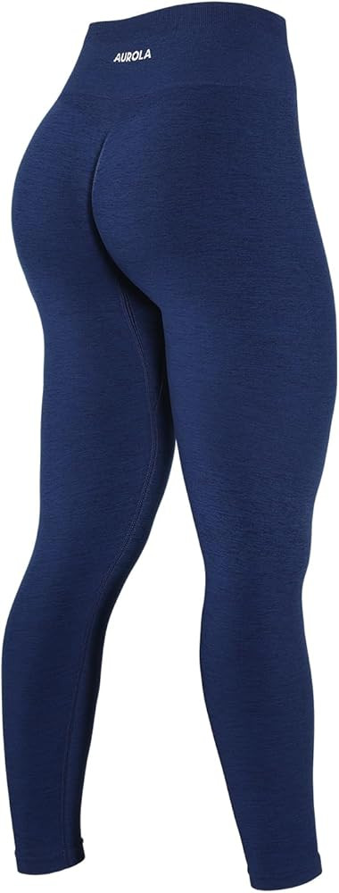 AUROLA Workout Leggings for Women Seamless Scrunch Tights Tummy Control Gym Fitness Girl Sport Ac... | Amazon (US)