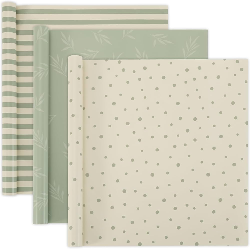 ZICOTO Beautiful Gift Wrapping Paper Rolls for All Occasions - Set of 3 Quality Rolls For Christm... | Amazon (US)
