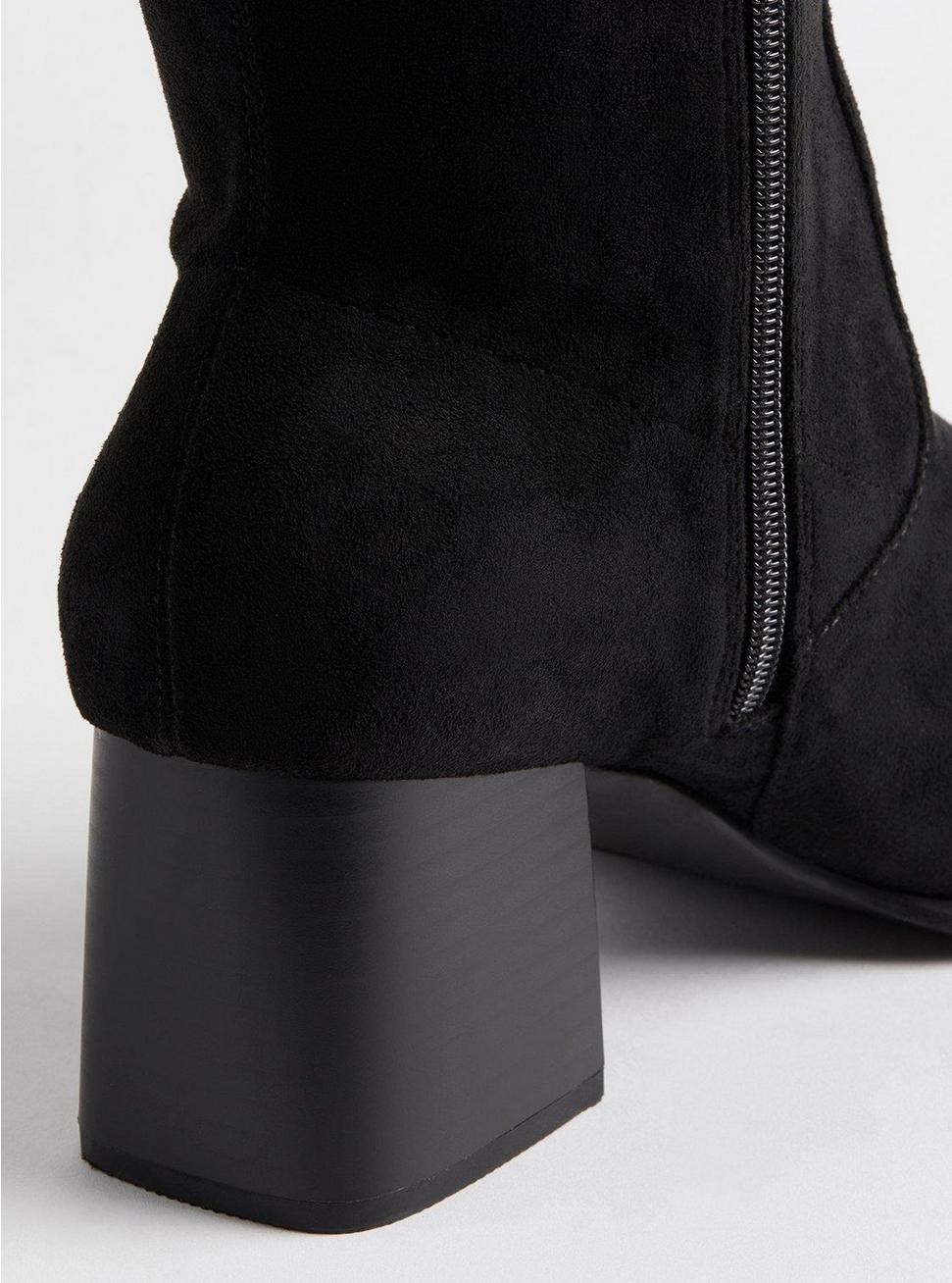 Square Toe Heel Knee Boot (WW) | Torrid (US & Canada)