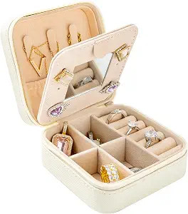 Travel jewelry case Travel jewelry box Travel Jewelry Organizer Small Jewelry Organizer Box Gift ... | Amazon (US)