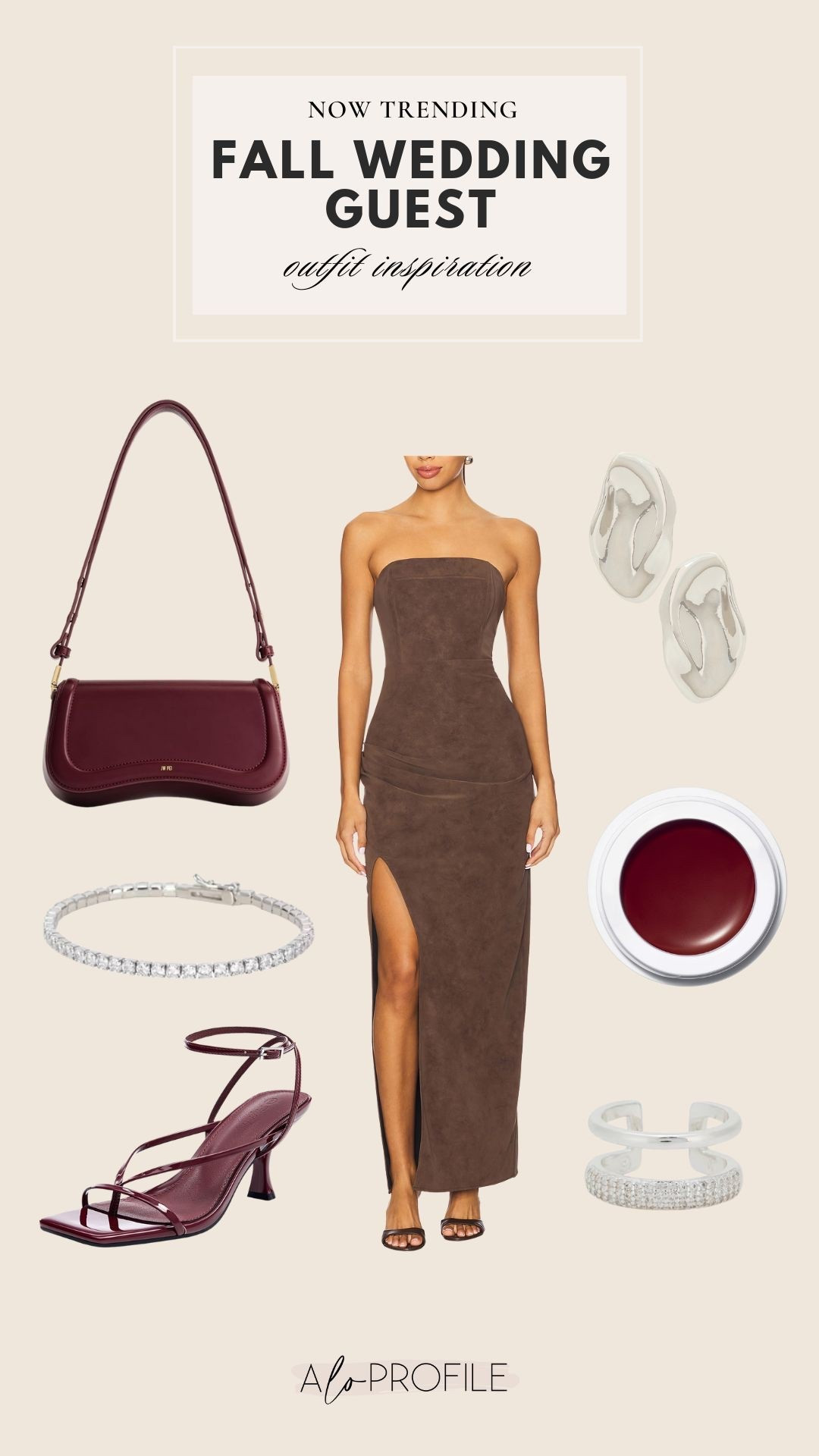 Fall Wedding Guest Outfit Inspo // fall wedding, fall wedding guest, fall dress, wedding guest dress, neutral wedding guest dress, fall outfits, fall dress inspo, fall outfit ideas, wedding guest dresses