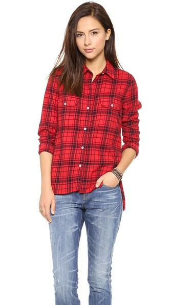 Plaid Flannel Button Down | Shopbop