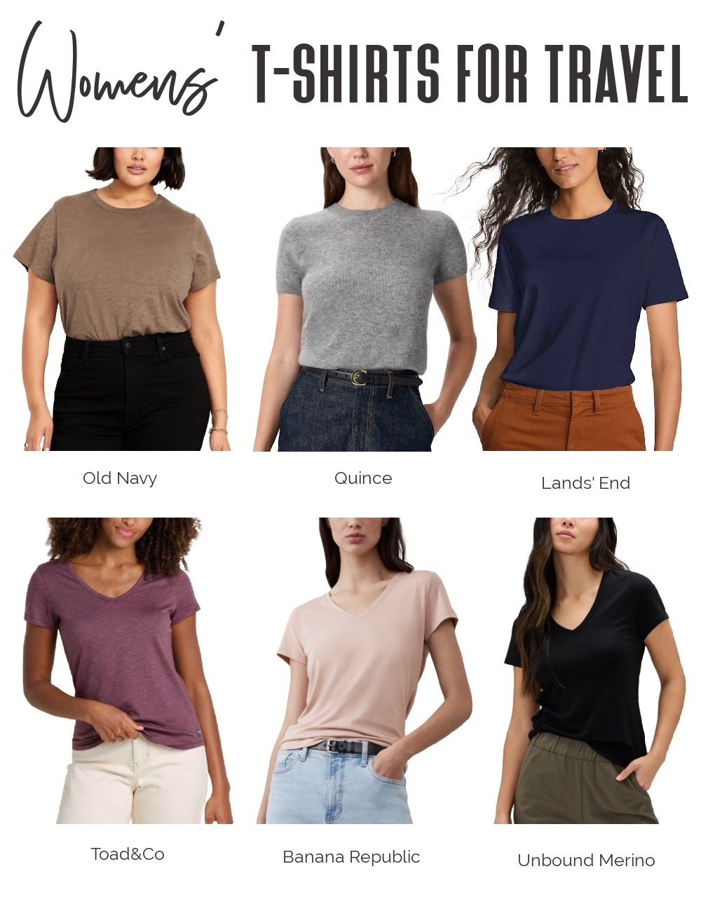 Looking for versatile travel outfits that go from flights to dinners? 🛫These women’s travel t-shirts are perfect for any capsule wardrobes and make packing light a breeze! 👚💼

Spring Outfit | Travel Outfits | Travel Wardrobe | Wardrobe Essentials | Capsule Wardrobe | Travel Style | Travel Fashion

#LTKSeasonal #LTKTravel