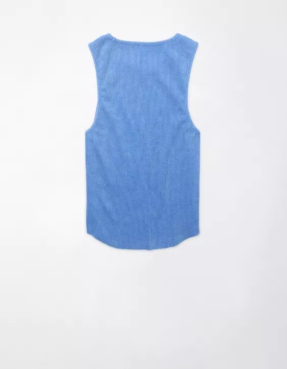 AE High Neck Daily Fave Tank Top | American Eagle Outfitters (US & CA)