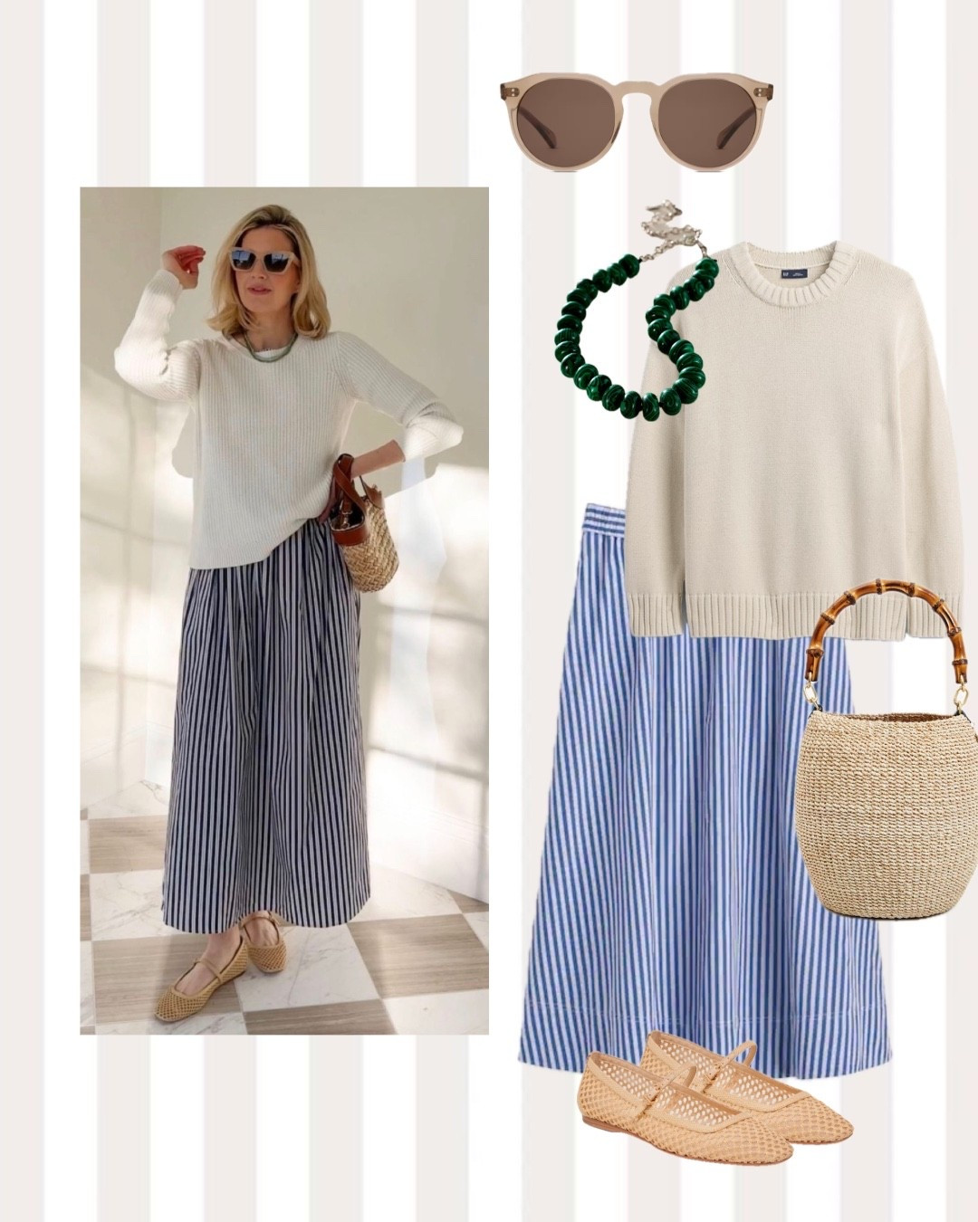 French Spring Stripes - Look 2 

#LTKSeasonal #LTKTravel #LTKgrwm