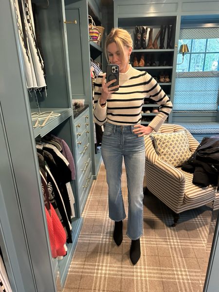 For sizing reference, I’m 5’8”. I’m wearing size xxs sweater. Head to www.shopcstyle.com for more everyday outfits and links.