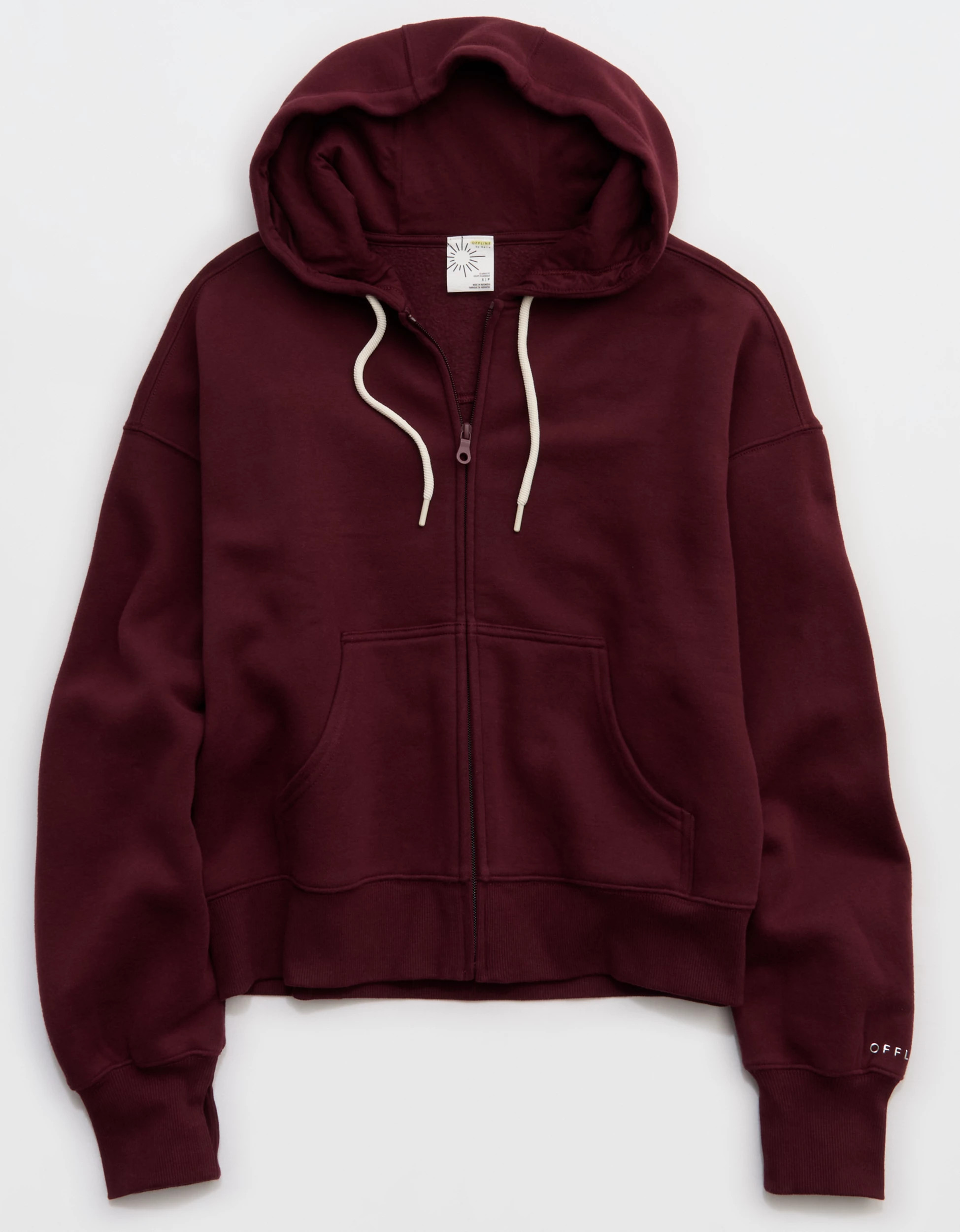 OFFLINE By Aerie Cloud Fleece Classic Full Zip Sweatshirt | Aerie