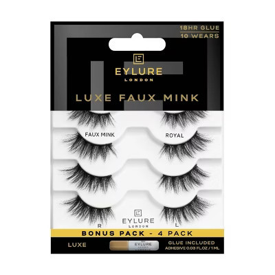 Eylure Faux Mink Royal False Eyelashes - 4ct | Target
