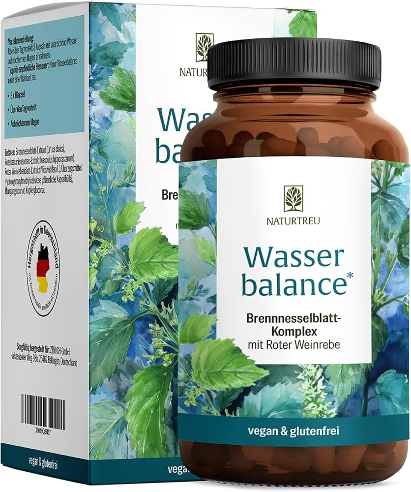 Nettle Capsules Complex with Horse Chestnut Extract and Red Vine Leaves I Vegan and Without Chemi... | Amazon (DE)