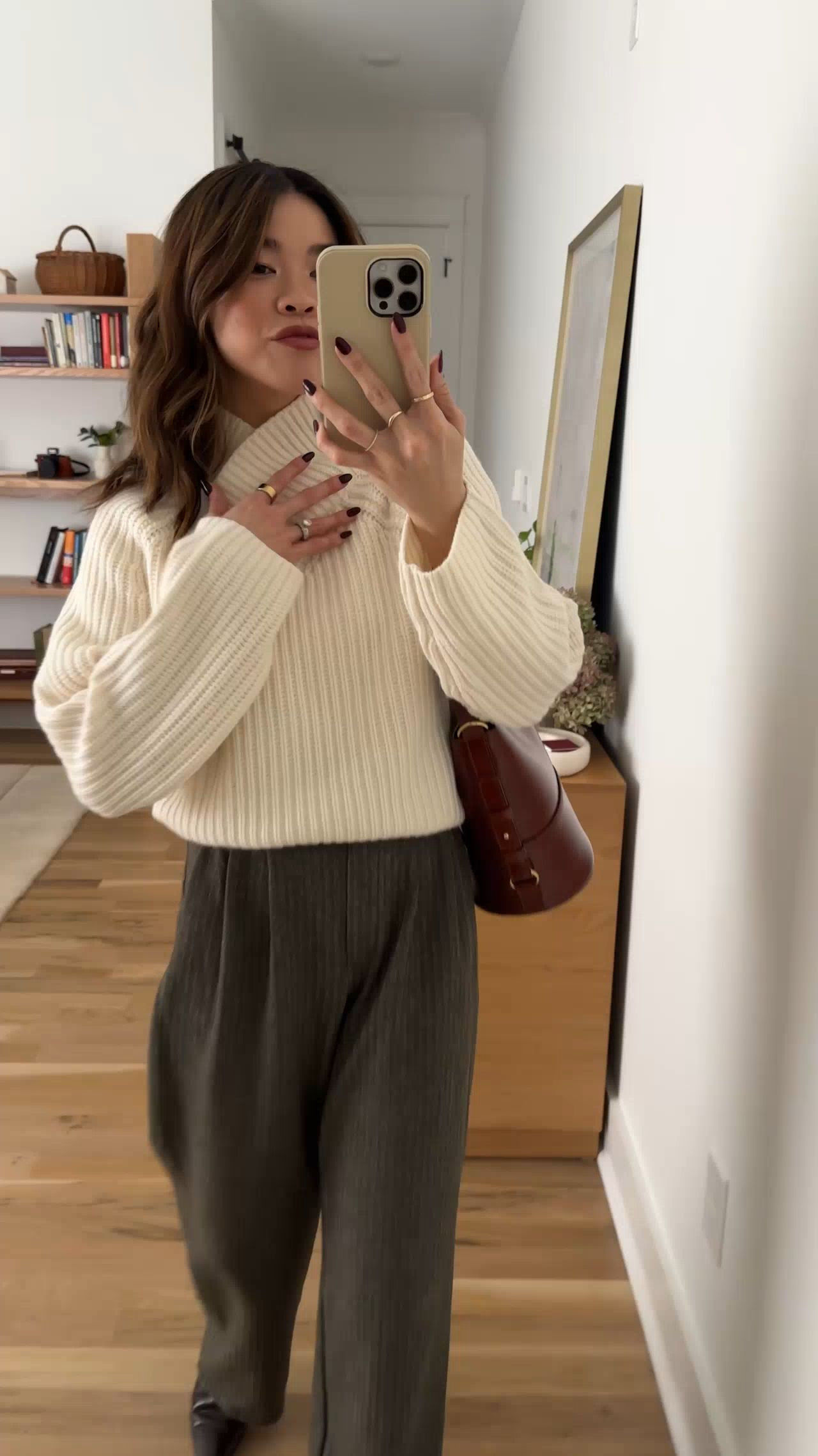 Sizing info: sweater size XS, pants size XXS 29in inseam in Heathered Herringbone Brown Dark Olive! 

petite fashion, get dressed with me, outfit inspiration, ootd, nashville outfit, Nashville influencer, petite style, vacation style, casual outfits, mom style, petite pants, winter dress, winter outfit, winter pants, winter outfit inpso, winter outfit idea, winter top, winter style, winter sweater, cozy sweater, cold weather sweater, cold weather outfit, winter bag, winter purse, white sweater, lululemon pants,  

 

#LTKootd #LTKmomlife #LTKSeasonal