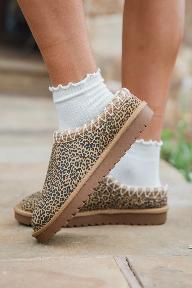 Sydney Leopard Short Slip-On Bootie FINAL SALE | Pink Lily