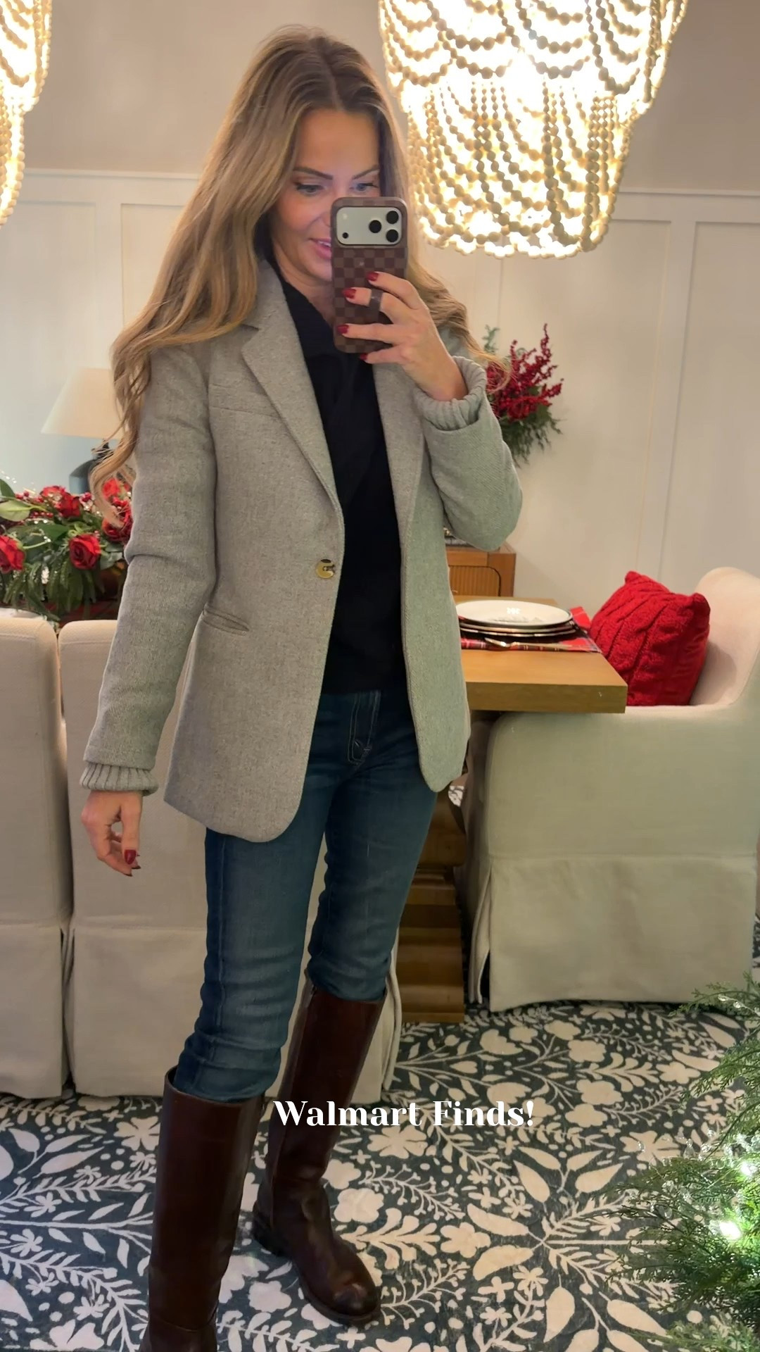 The cutest Walmart jacket that looks just like a designer one I own! 

#LTKootd #LTKHoliday #LTKGiftGuide