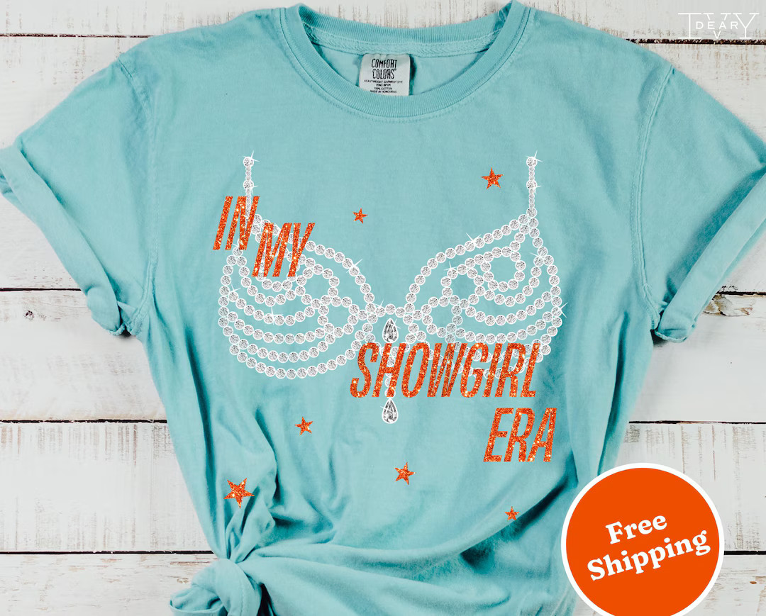 In My Showgirl Era Shirt: Life of a Tshirt, Comfort Colors 1717 Chalky Mint - Etsy | Etsy (US)