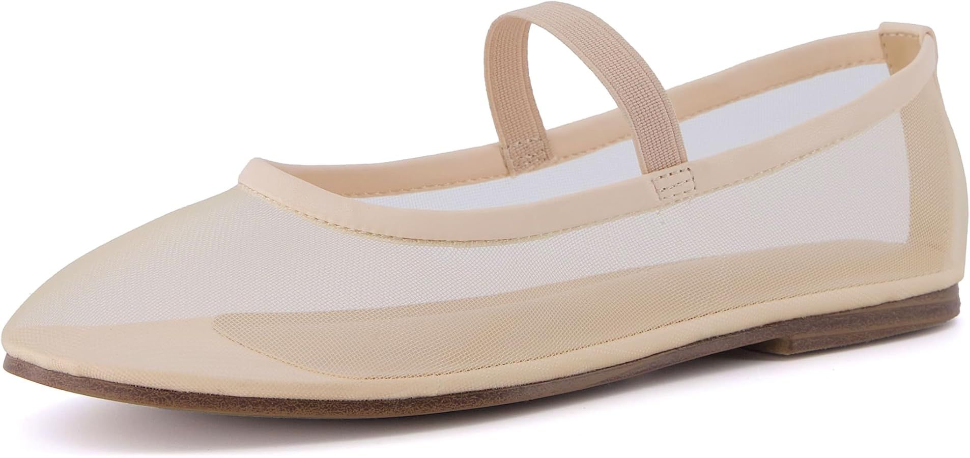 CUSHIONAIRE Women's Echo mesh bow Flat with +Memory Foam and Wide Widths Available | Amazon (US)