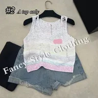 Fashion Women's Colorful Striped Knitted Top Sleeveless Vest Short Sleeved T-shirt | DHGate