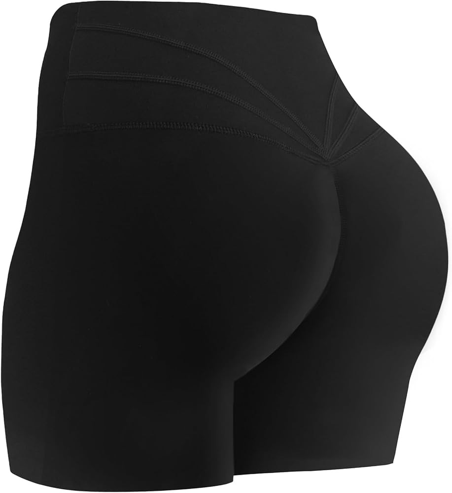 Aoxjox Trinity Workout Biker Shorts for Women Tummy Control High Waisted Exercise Athletic Gym Ru... | Amazon (US)