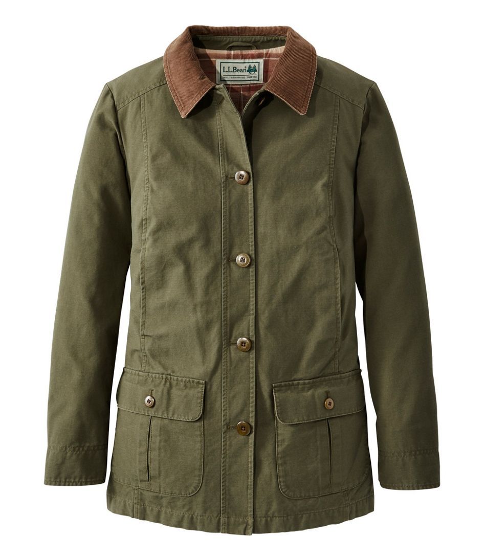 Women's Adirondack Barn Coat, Flannel-Lined | L.L. Bean