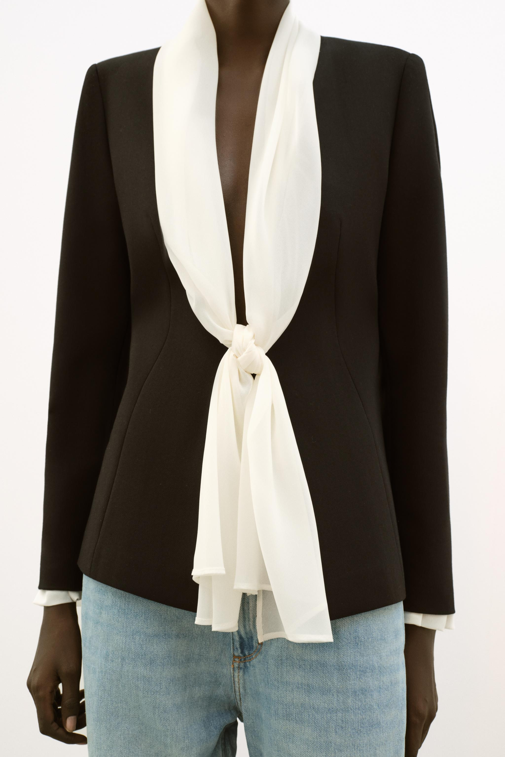SCARF TIE BLAZER | Zara UK