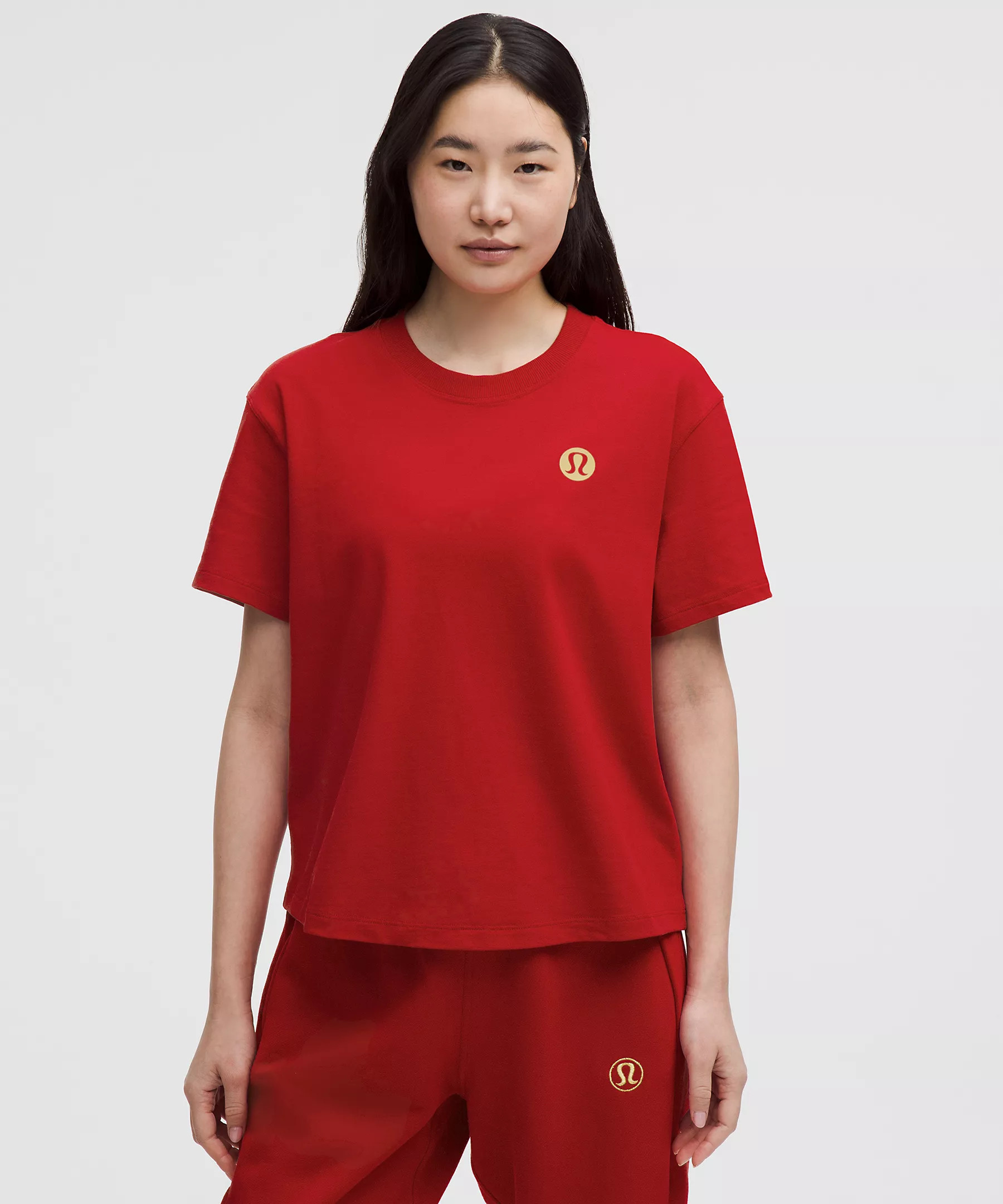 Lunar New Year Relaxed-Fit Cotton Jersey T-Shirt | Women's Short Sleeve Shirts & Tee's | lululemo... | Lululemon (US)