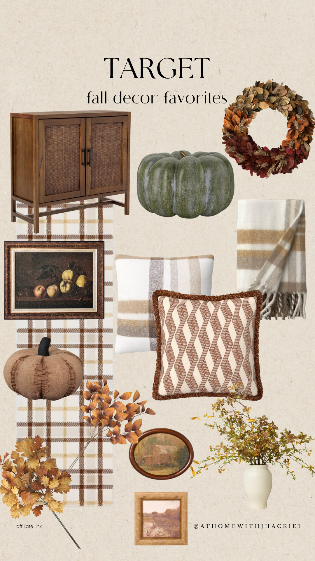 Target Fall Decor Favorites: Target fall decor, Target fall finds, Target home decor, fall home decor, fall decorating ideas, cozy fall home, neutral fall decor, autumn home decor, Target home finds, plaid fall decor, fall throw pillows, fall wreath, decorative pumpkins, vintage inspired wall art, warm neutral home decor, affordable fall decor, transitional fall decor, cozy autumn aesthetic, fall living room decor, Target fall collection 2026

#LTKSeasonal #LTKHome