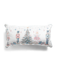 14x28 Printed Nutcracker Pillow With Bead Embellishments | Throw Pillows | Marshalls | Marshalls