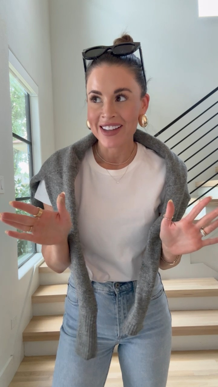 This is the LIGHT shade in the jeans I  linked! 
USE CODE DENIMAF for an extra 15% off 

Wearing a 26 regular in these ankle straight jeans!! TTS 

Promo Details: 25%-off ALL DENIM + 15%-off almost everything else

#LTKSaleAlert #LTKStyleTip #LTKxAF