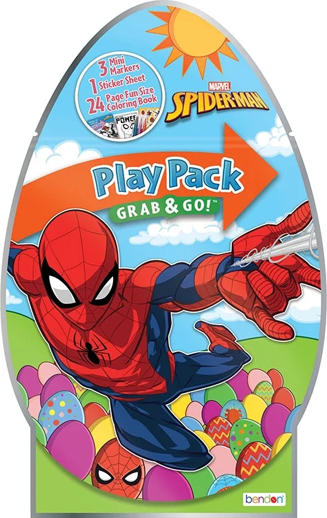 Marvel Spiderman Easter Activity Play Pack with Coloring Book and Mini Markers, Paperback by Bend... | Walmart (US)