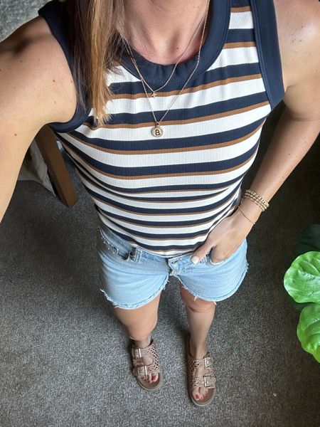 What I wore yesterday for a trip to the zoo. 

Tank - xs 
Shorts - size 26 


#LTKStyleTip #LTKFindsUnder50