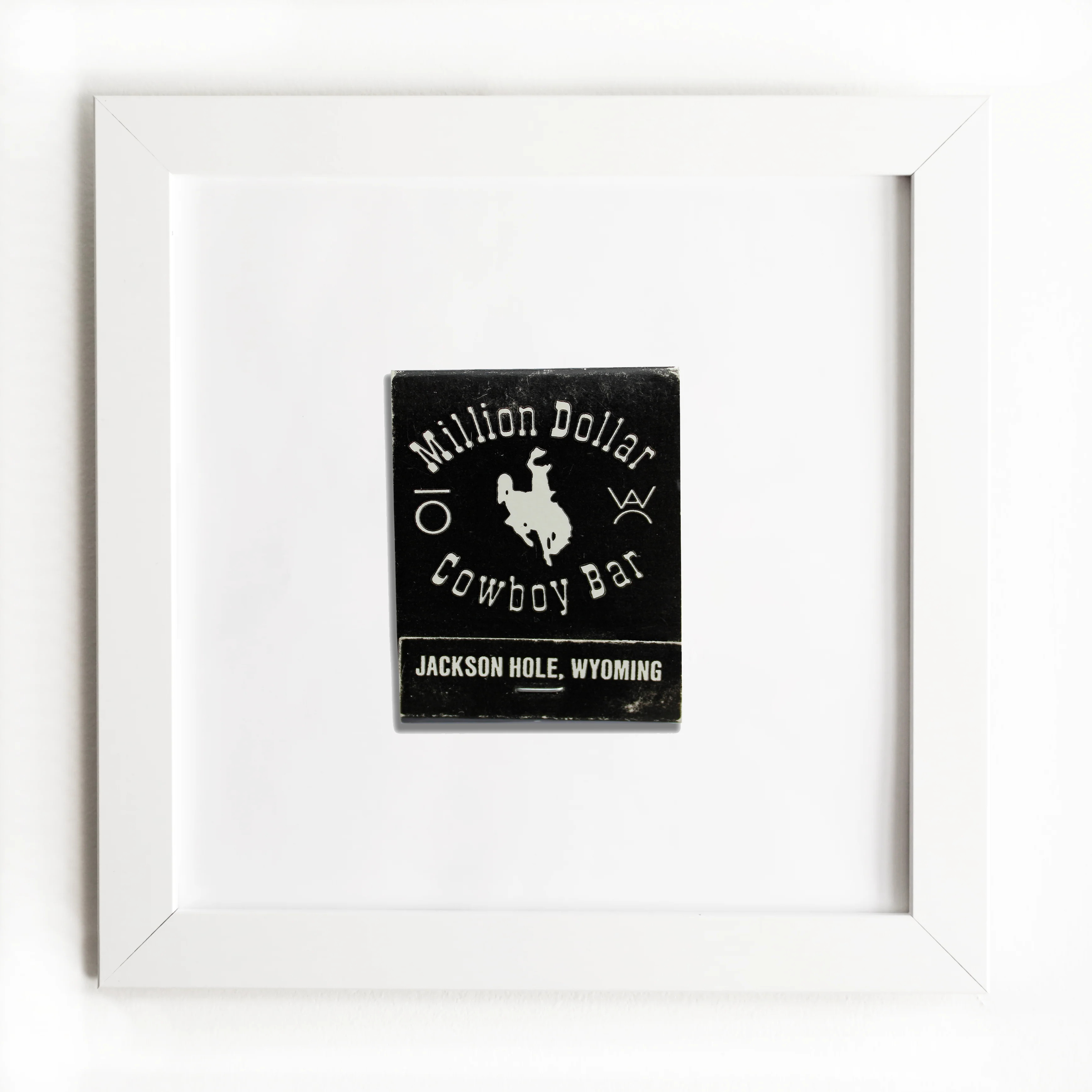 Million Dollar Cowboy - Framed Print Matchbook - Gift - Match South | Match South