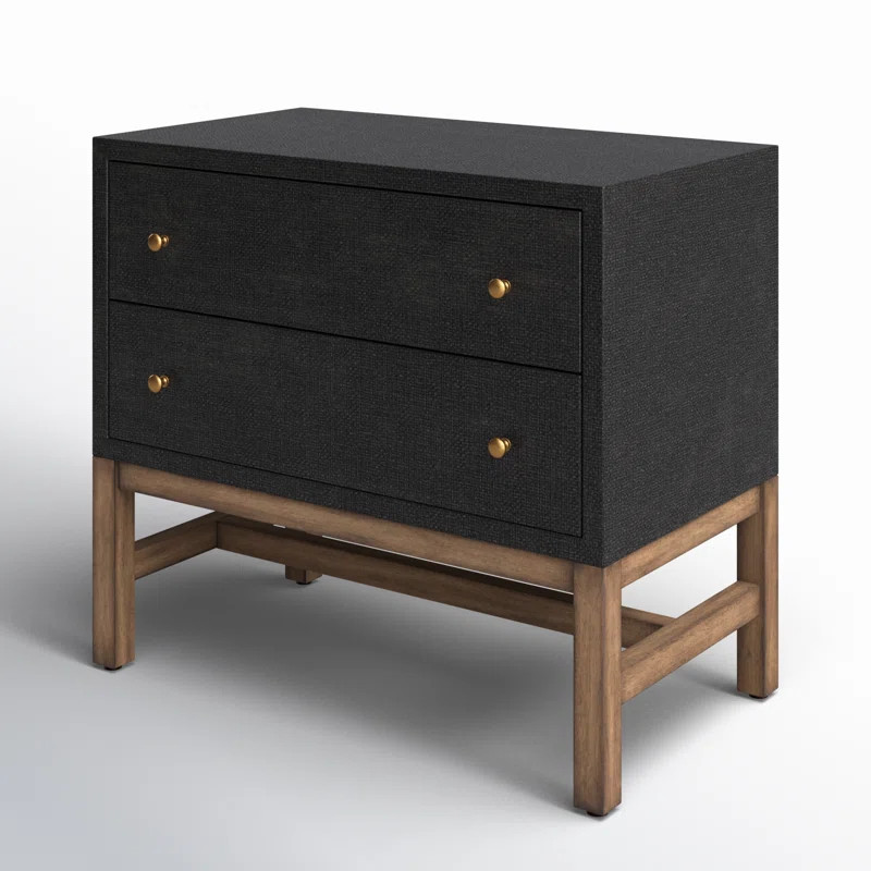 Birch Lane™ Hakana 2 - Drawer Raffia Nightstand & Reviews | Wayfair | Wayfair North America