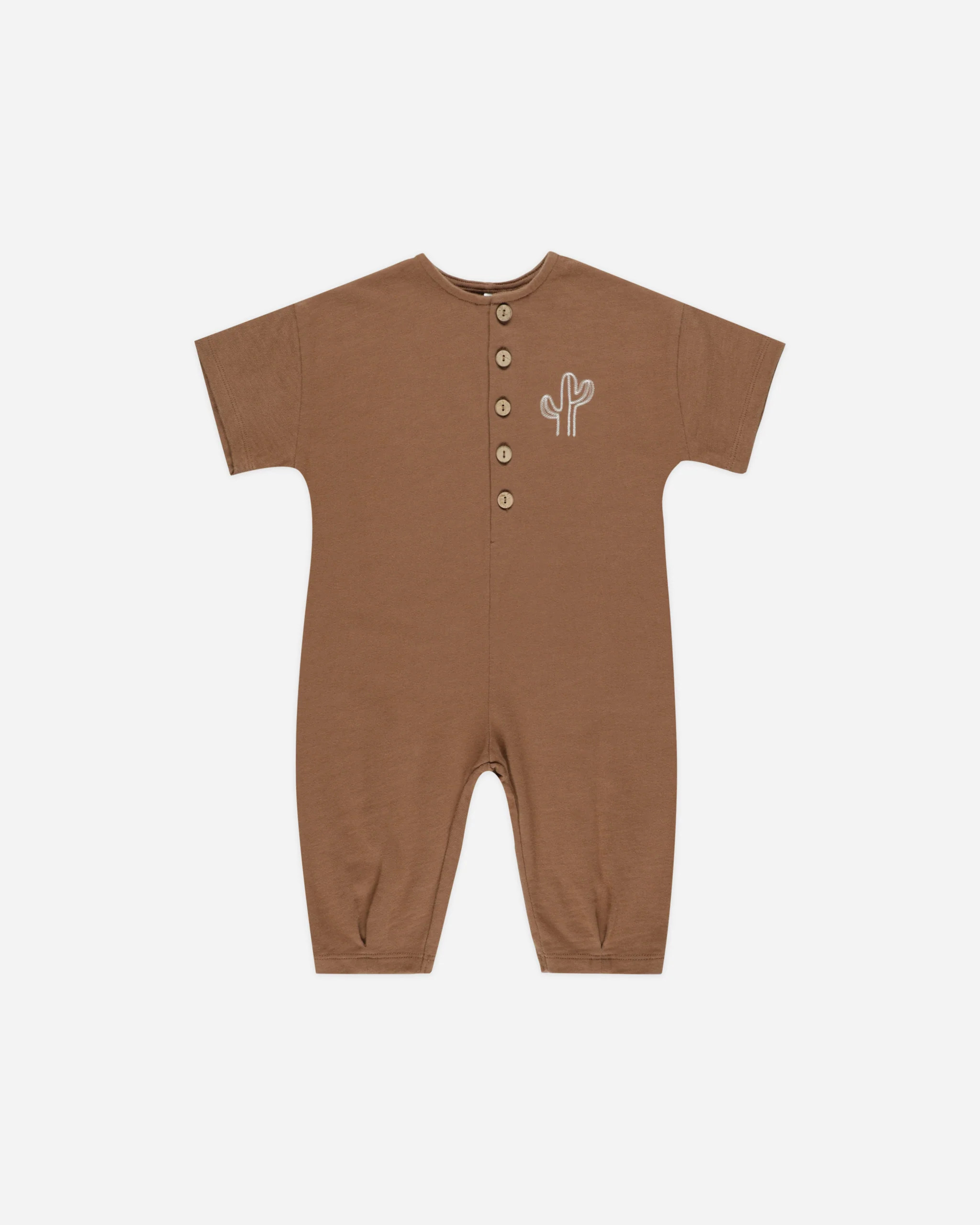 Hayes Jumpsuit || Saddle | Rylee + Cru