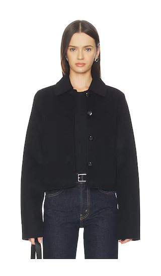 The Annabel Wool Jacket in Black | Revolve Clothing (Global)
