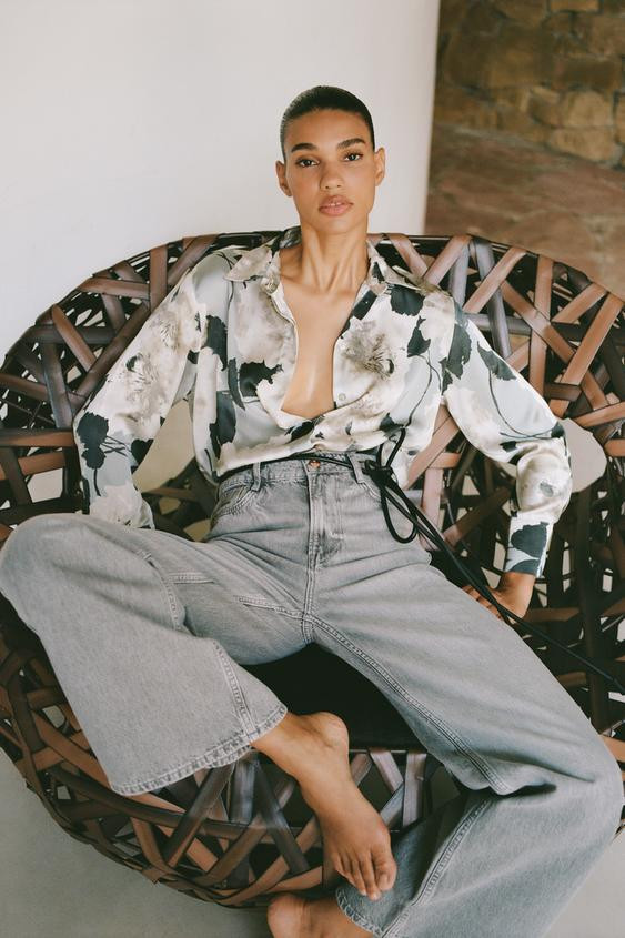 CIRCULAR LEATHER BELT | Zara US