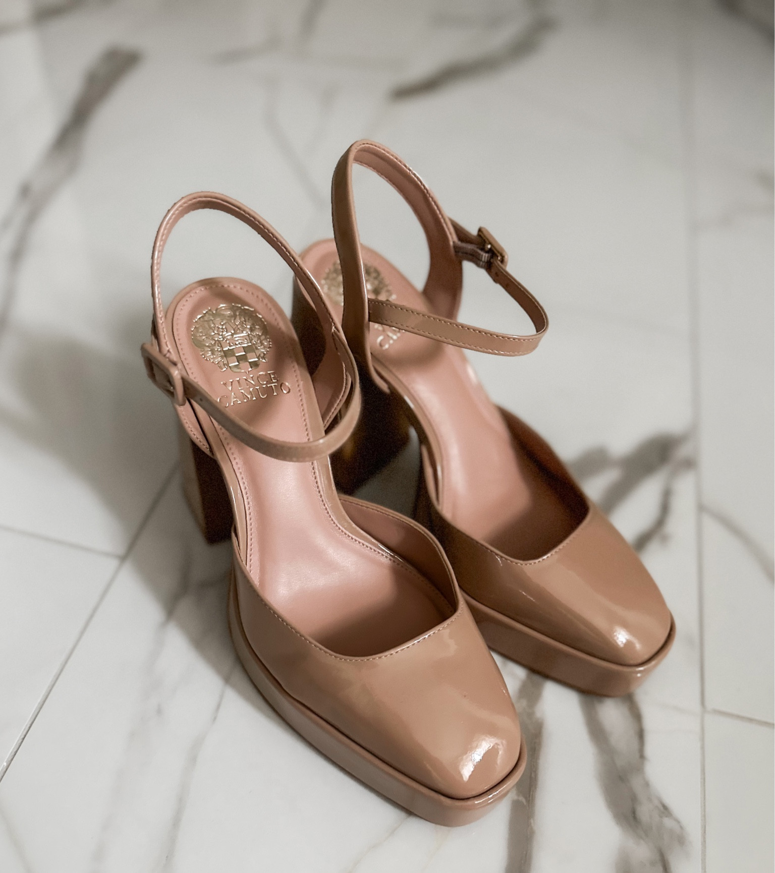 Wedge platform, dark blush color, size 8.5, TTS. You get the height w/out any discomfort. Also comes in Black suede and Berry Pink suede. 

#LTKstyletip #LTKparties #LTKshoecrush