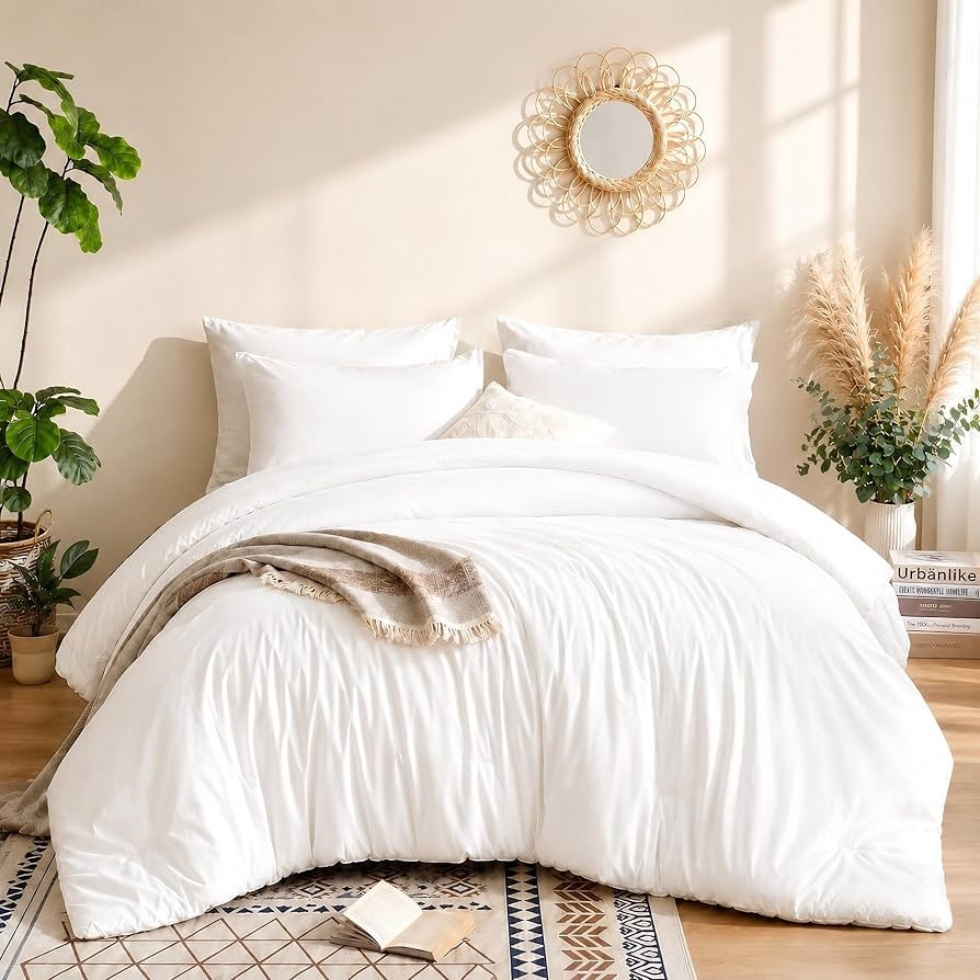weigelia King Size Comforter Set Soft Microfiber 3 Piece Comforters Set for Men, Women and Girls ... | Amazon (US)