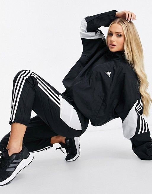 adidas Training Gameti woven tracksuit in black | ASOS | ASOS (Global)