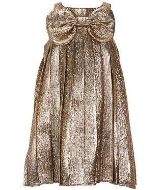 GB Big Girls Pleated Bow Front Dress | Dillard's | Dillard's