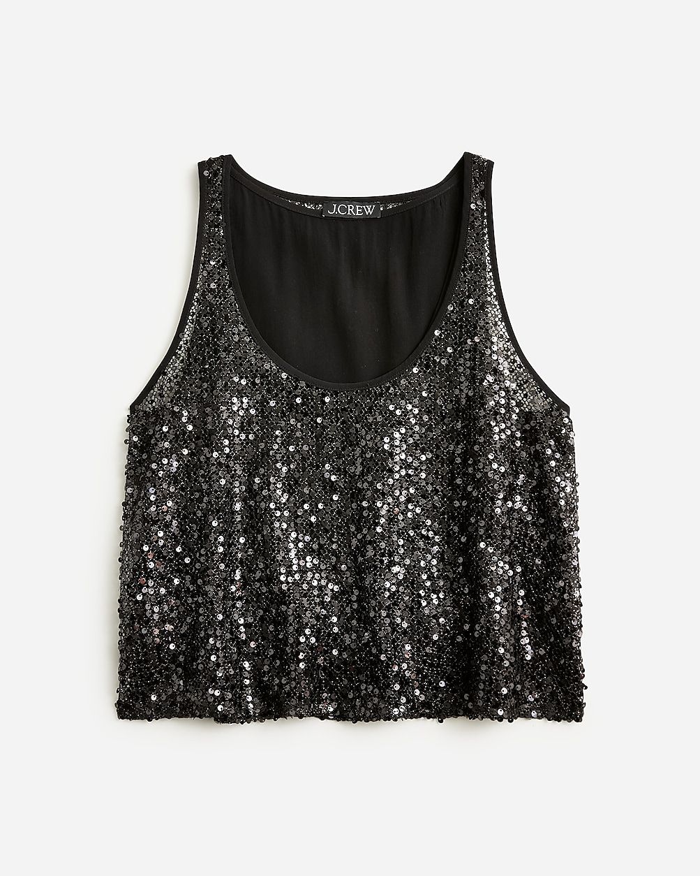 Collection sheer sequin tank top | J. Crew US