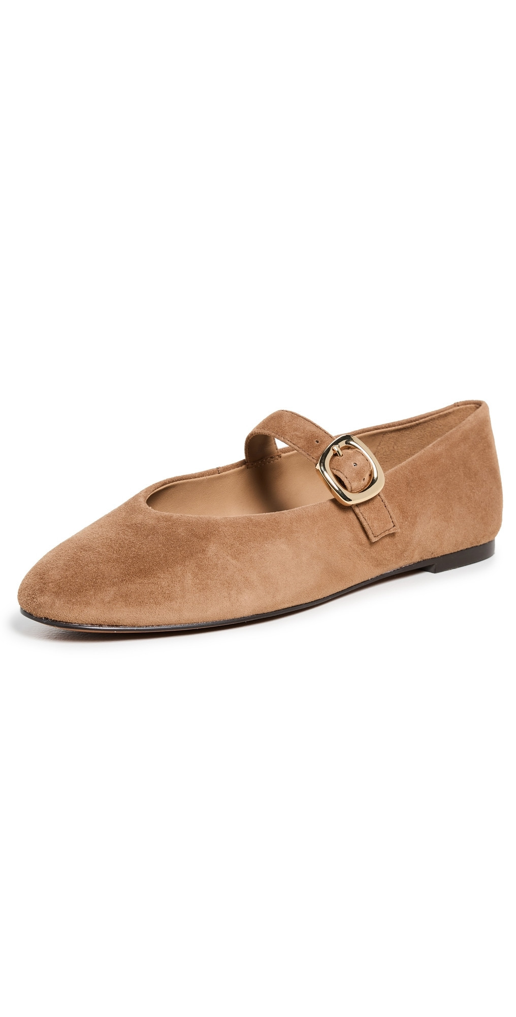 Madewell Hera Suede Mary Jane Flats Dried Acorn 9 | Shopbop