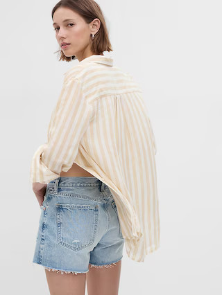 Linen Boyfriend Shirt | Gap (US)