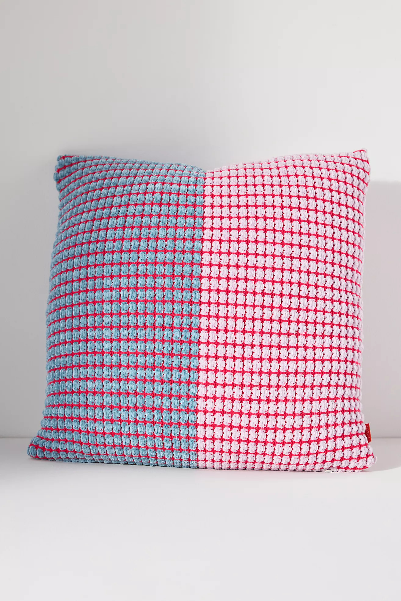 Verloop Grid Colorblock Pillow Cover | Anthropologie (US)