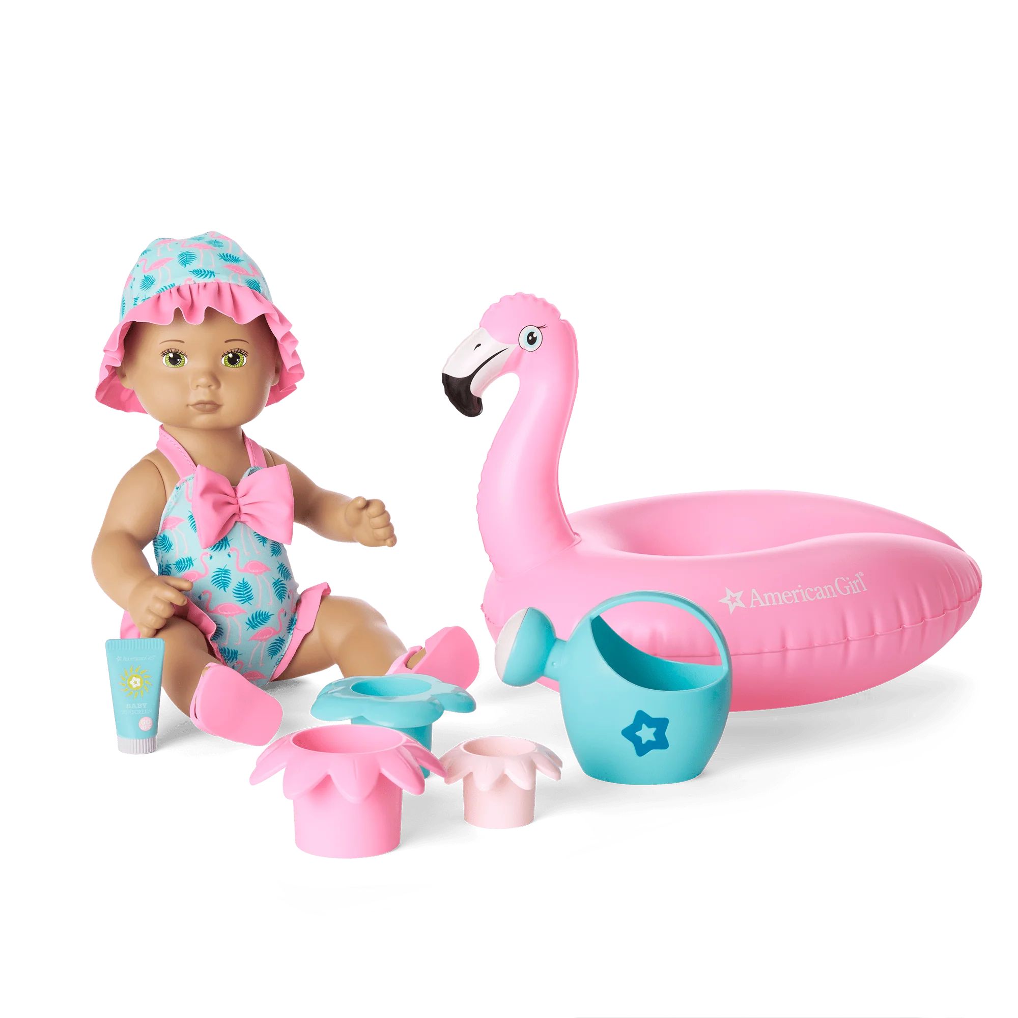 Flamingo Fun Play Set (Bitty Baby® Splash™) | American Girl