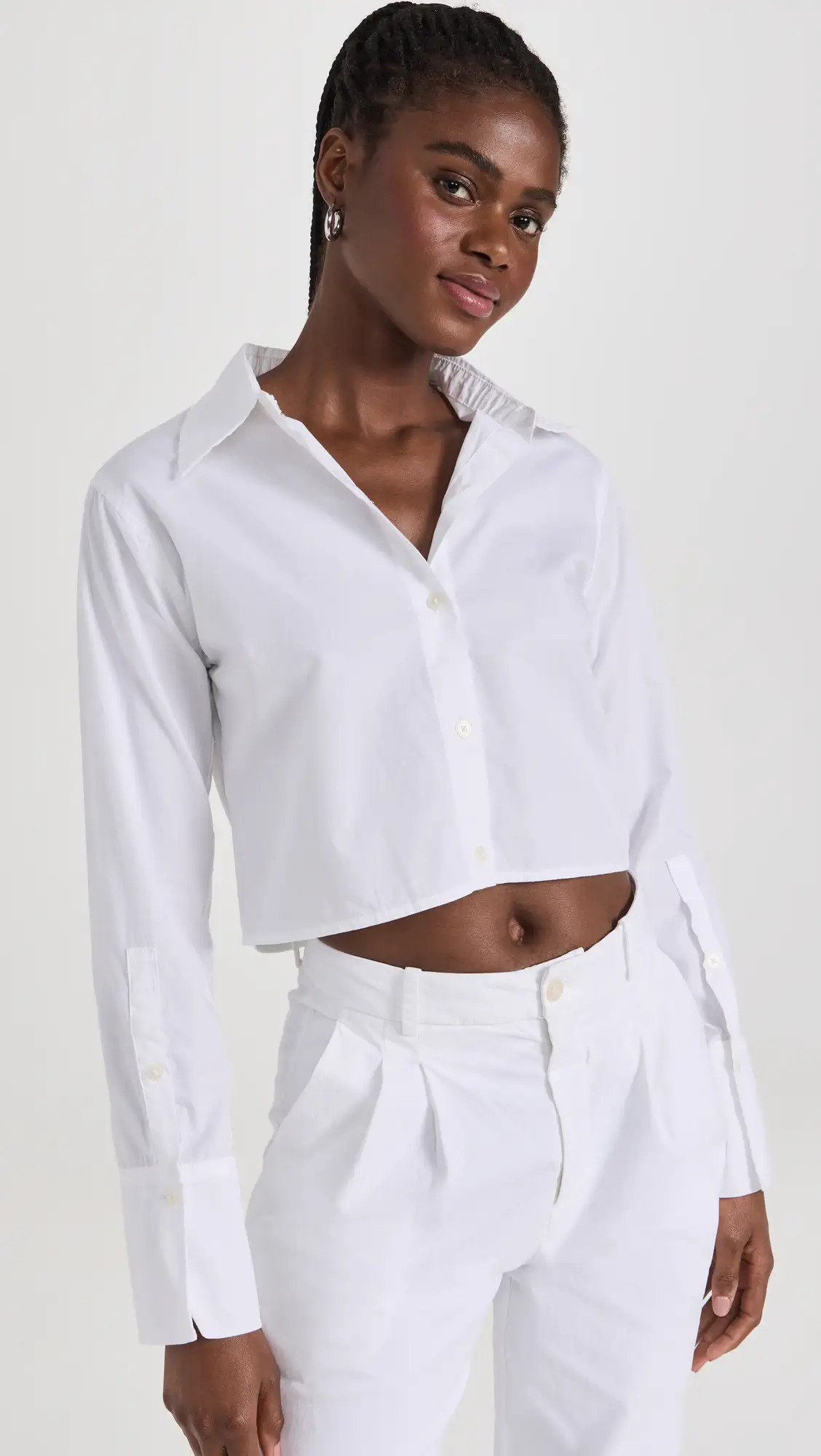 DL1961 Lisette Shirt: Cropped | Shopbop | Shopbop