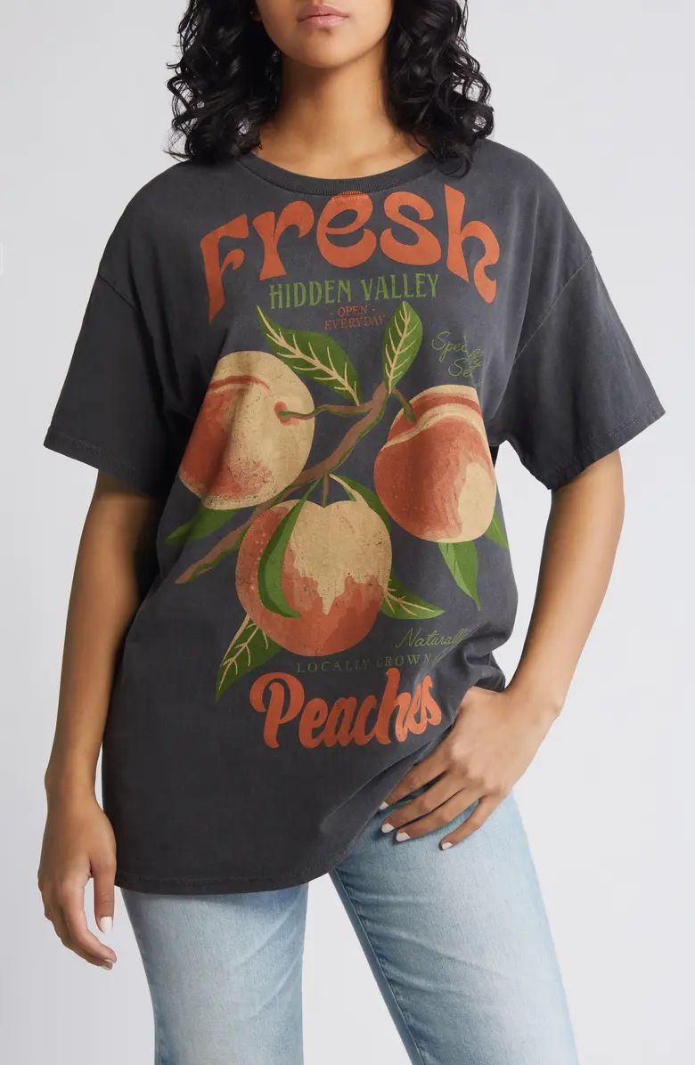 Vinyl Icons Peaches Cotton Graphic T-Shirt | Nordstrom | Nordstrom