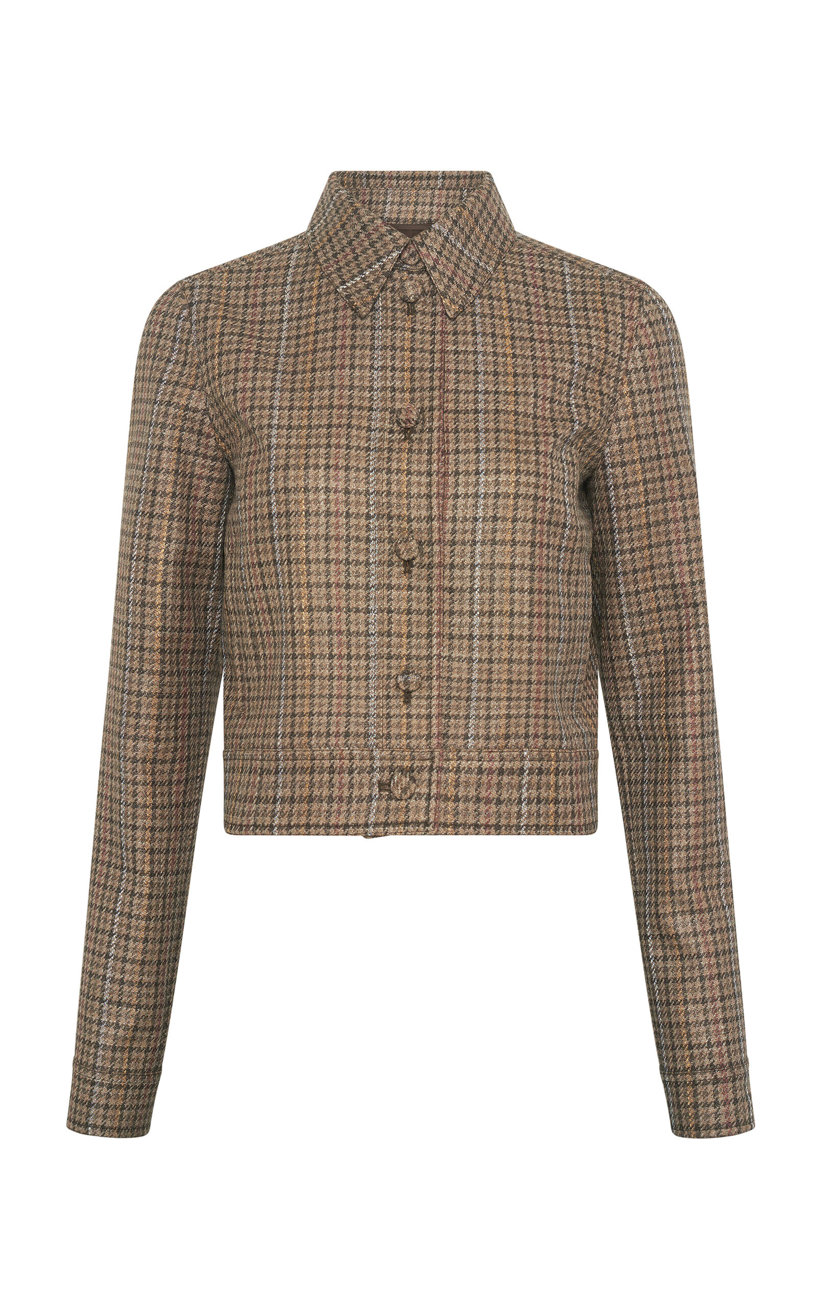 Gabriela Hearst Thereza Checked Wool-Silk Jacket - Moda Operandi | Moda Operandi (Global)
