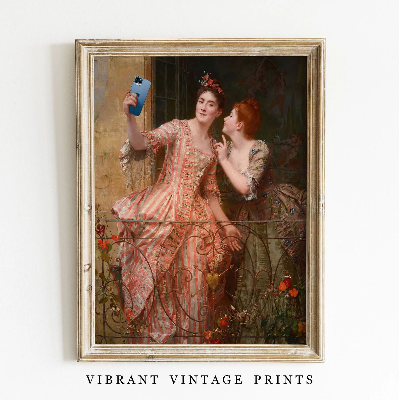 Altered Vintage Art Victorian Print Selfie Antique Wall Art Vintage Fashion Art Downloadable Prin... | Etsy (US)